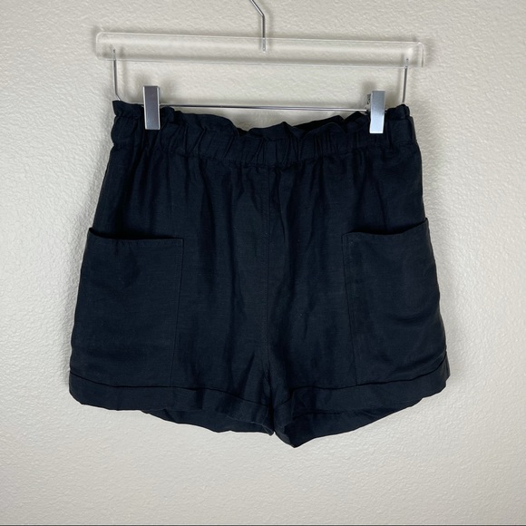 Wilfred Free Harulia High Waisted Linen Shorts - Picture 2 of 6